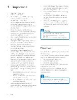 Предварительный просмотр 4 страницы Philips AZ127/12 User Manual