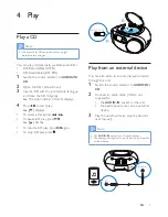 Предварительный просмотр 9 страницы Philips AZ127/12 User Manual