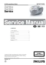 Philips AZ127/73/93 Service Manual preview