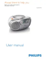 Philips AZ127/73 User Manual предпросмотр