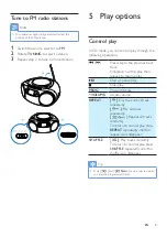 Предварительный просмотр 8 страницы Philips AZ127/93 User Manual