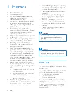 Предварительный просмотр 4 страницы Philips AZ127 User Manual