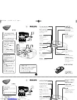 Предварительный просмотр 1 страницы Philips AZ1316/00C Quick Use Manual