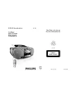 Preview for 1 page of Philips AZ1316/05 User Manual