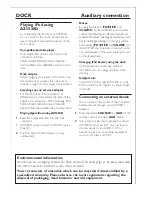 Предварительный просмотр 11 страницы Philips AZ1330 User Manual