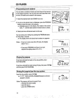 Предварительный просмотр 14 страницы Philips AZ1509 User Manual