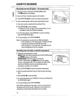 Preview for 16 page of Philips AZ1518 Owner'S Manual