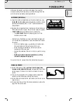 Предварительный просмотр 5 страницы Philips AZ1550 User Manual