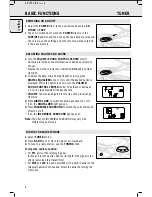 Предварительный просмотр 6 страницы Philips AZ1550 User Manual