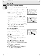 Предварительный просмотр 8 страницы Philips AZ1550 User Manual