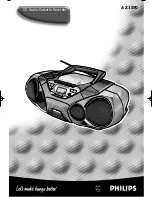 Предварительный просмотр 1 страницы Philips AZ1570 User Manual