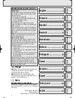 Предварительный просмотр 2 страницы Philips AZ1570 User Manual