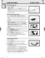 Предварительный просмотр 6 страницы Philips AZ1570 User Manual