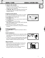 Предварительный просмотр 7 страницы Philips AZ1570 User Manual