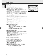 Предварительный просмотр 8 страницы Philips AZ1570 User Manual