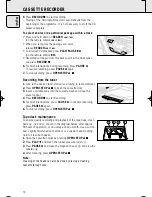 Preview for 12 page of Philips AZ1574 User Manual