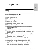 Предварительный просмотр 2 страницы Philips AZ1627/12 User Manual