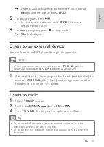 Предварительный просмотр 17 страницы Philips AZ1627/73 User Manual