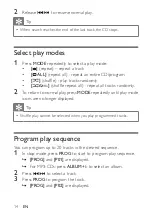 Preview for 13 page of Philips AZ1627/96 User Manual