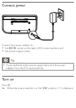 Предварительный просмотр 11 страницы Philips AZ1750 User Manual