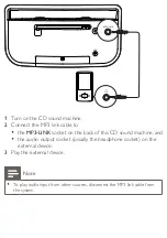 Предварительный просмотр 15 страницы Philips AZ1750 User Manual