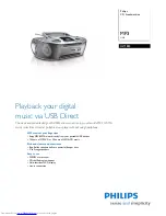 Philips AZ1833 Specifications предпросмотр