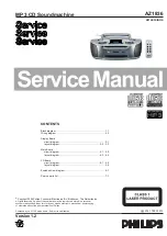 Preview for 1 page of Philips AZ1836 Service Manual