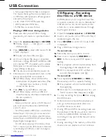 Предварительный просмотр 10 страницы Philips AZ1836 User Manual