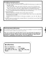 Предварительный просмотр 12 страницы Philips AZ1845 User Manual