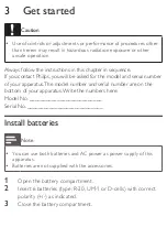 Preview for 14 page of Philips AZ1850 User Manual