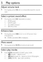 Preview for 19 page of Philips AZ1850 User Manual