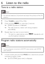 Preview for 21 page of Philips AZ1850 User Manual