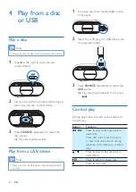 Preview for 12 page of Philips AZ1890T User Manual