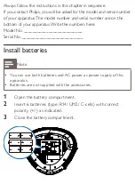 Предварительный просмотр 10 страницы Philips AZ202 User Manual