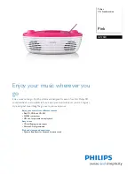 Philips AZ202C Brochure preview