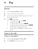 Preview for 16 page of Philips AZ204 User Manual