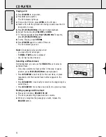 Предварительный просмотр 10 страницы Philips AZ2200 User Manual