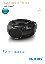 Предварительный просмотр 1 страницы Philips AZ2345/12 User Manual