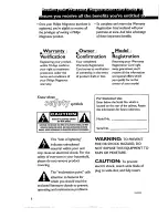 Preview for 4 page of Philips AZ2725 Owner'S Manual