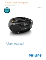 Philips AZ320 User Manual preview