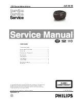 Philips AZ329/98 Service Manual preview