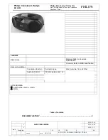 Предварительный просмотр 3 страницы Philips AZ329/98 Service Manual