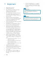 Preview for 4 page of Philips AZ380 User Manual