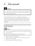 Preview for 14 page of Philips AZ3811 User Manual