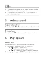 Preview for 18 page of Philips AZ3811 User Manual