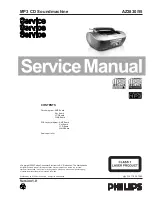 Philips AZ3830/55 Service Manual предпросмотр