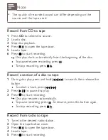 Preview for 20 page of Philips AZ3856 s User Manual