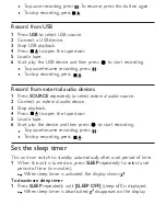 Preview for 21 page of Philips AZ3856 s User Manual