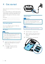 Предварительный просмотр 8 страницы Philips AZ390W User Manual