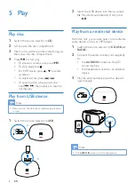 Предварительный просмотр 10 страницы Philips AZ390W User Manual